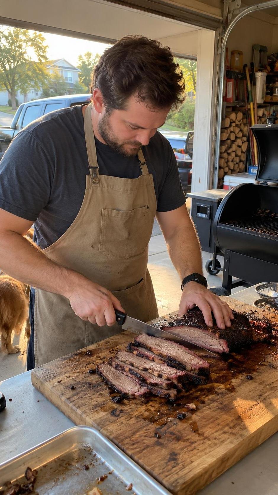 Customer photo of smoked wagyu brisket