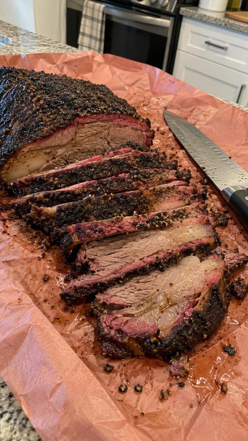 Customer photo of smoked wagyu brisket